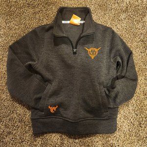 Boys Cowboy Hardware Grey Pullover-Size Small-Fits Like a 6/7